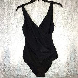 Jantzen Classic Black one Piece swim Suit